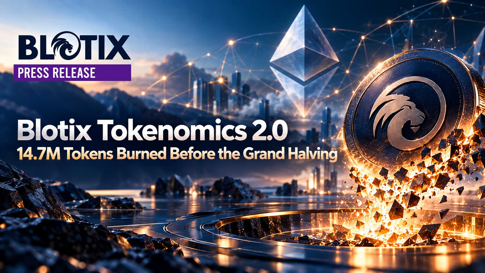 Blotix accelera il Buyback & Burn con oltre 14,7 milioni di token fuori circolazione