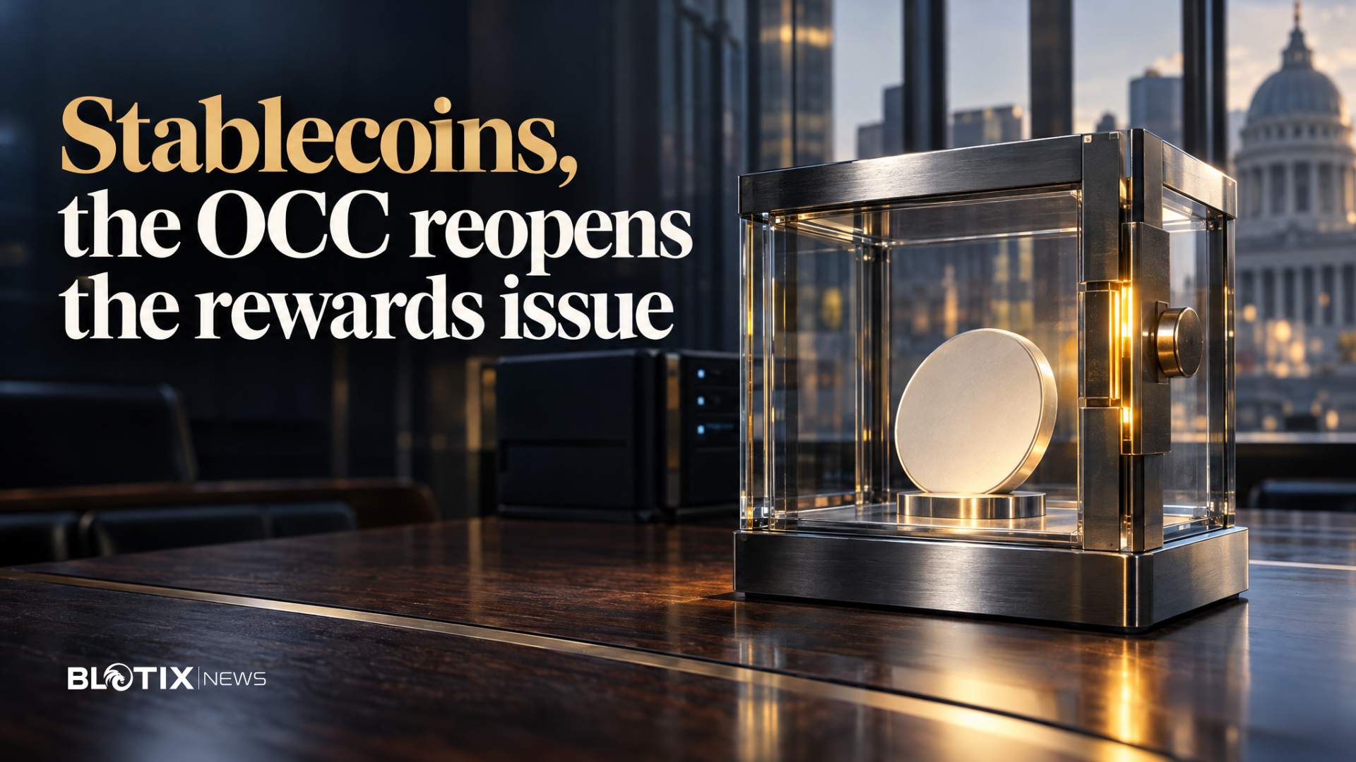 Regole OCC sulle stablecoin: le ricompense di terzi dividono banche e piattaforme crypto